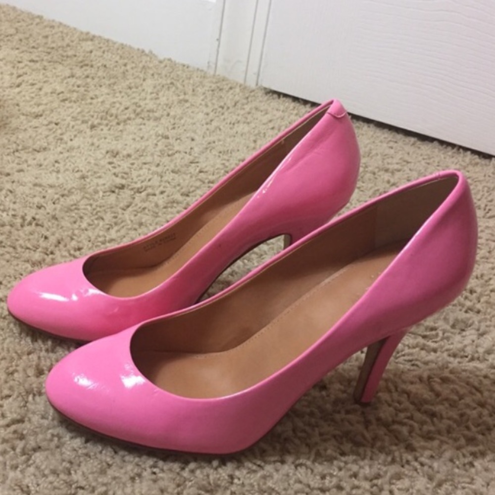 Hot pink J. Crew heels